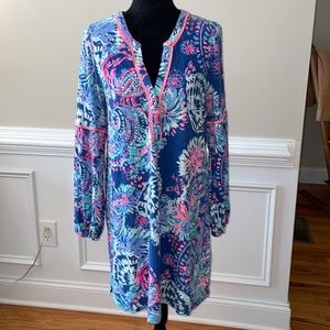 Lilly Pulitzer Joy Knit Dress “Deep Indigo Gypsea” Size Large